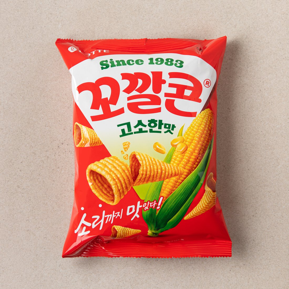 Lotte Bugles Rich Flavor 67g/롯데 꼬깔콘 고소한맛 67g