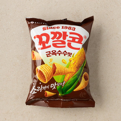 Lotte Bugles Roasted Corn Flavor 67g/롯데 꼬깔콘 군옥수수맛 67g
