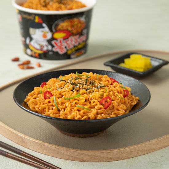 Samyang Big Cup Buldak Stir-Fried Noodles 105g/삼양 불닭볶음면 큰컵 105g