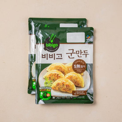 CJ Bibigo Crispy Pork and Vegetable Dumpling - Frozen 500g/ CJ 비비고 돼지고기 야채 군만두 500g