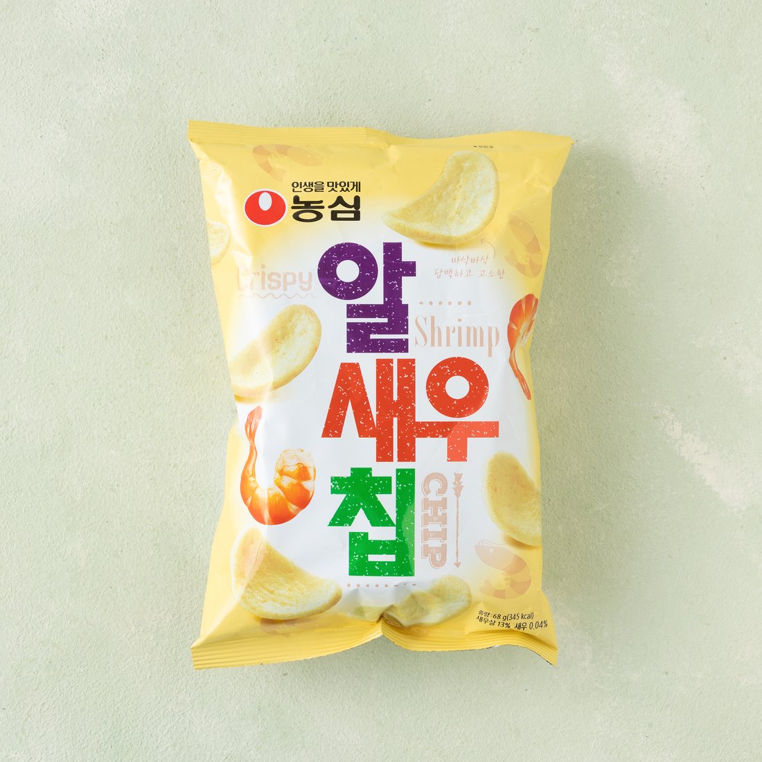 Nonshim Shrimp Chips 68g/농심 알새우칩 68g