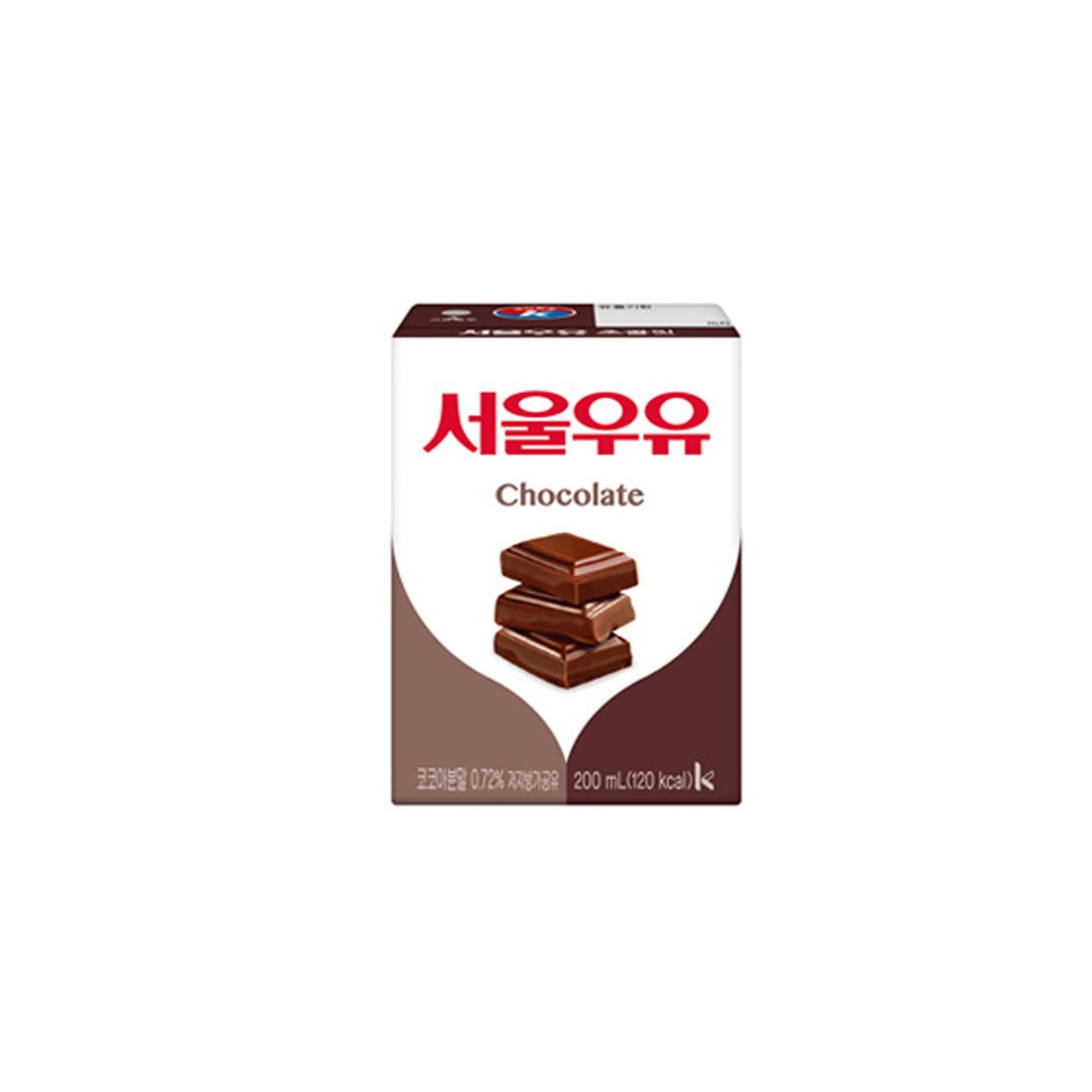 Seoul Milk Sterilized Seoul Milk Chocolate Flavored 200ml x 24 packs  /서울 우유 초코맛 200ml x 24 팩