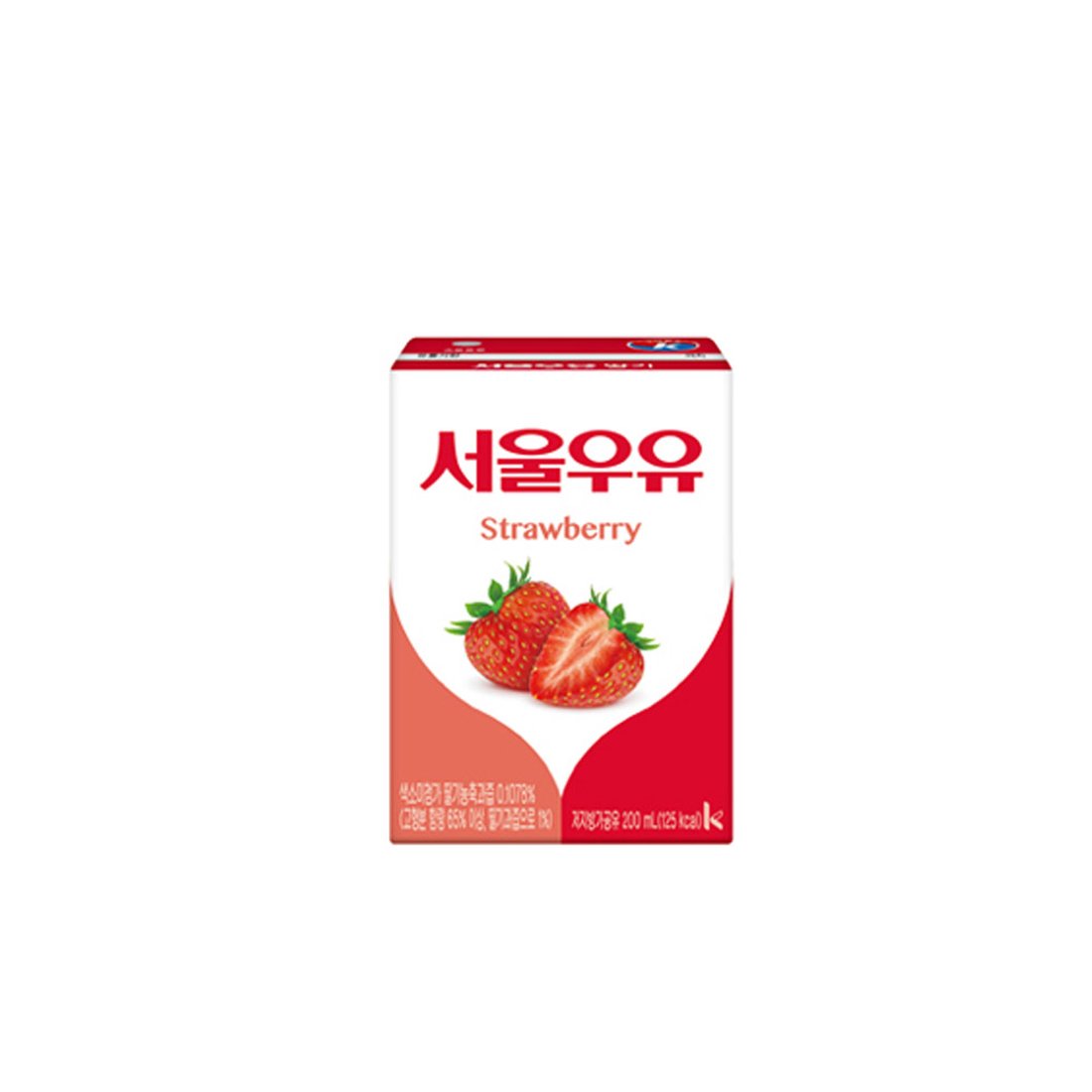 SEOUL Milk Strawberry flavor 서울우유 딸기맛 200ml