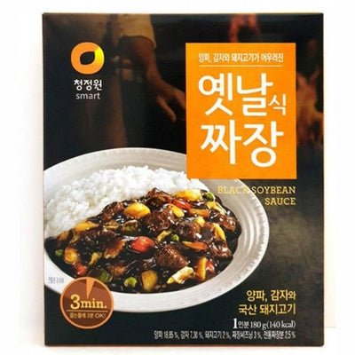 Chungjungone Old-Style Jjajang Black Soybean Sauce 180g/청정원 옛날식짜장 180g