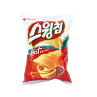 Orion Swing Chip Gochujang Stir-fried Flavor 60g Spicy Korean Potato Chips/ 오리온 스윙칩 볶음 고추장맛 60g