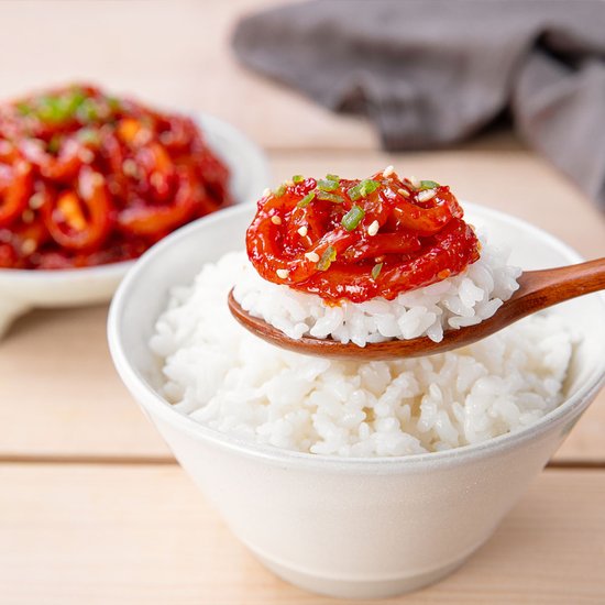 [Korean Side dish] Chan Chan Chan Seasoned femented Squid 250g/찬찬찬 오징어 젓갈 220g