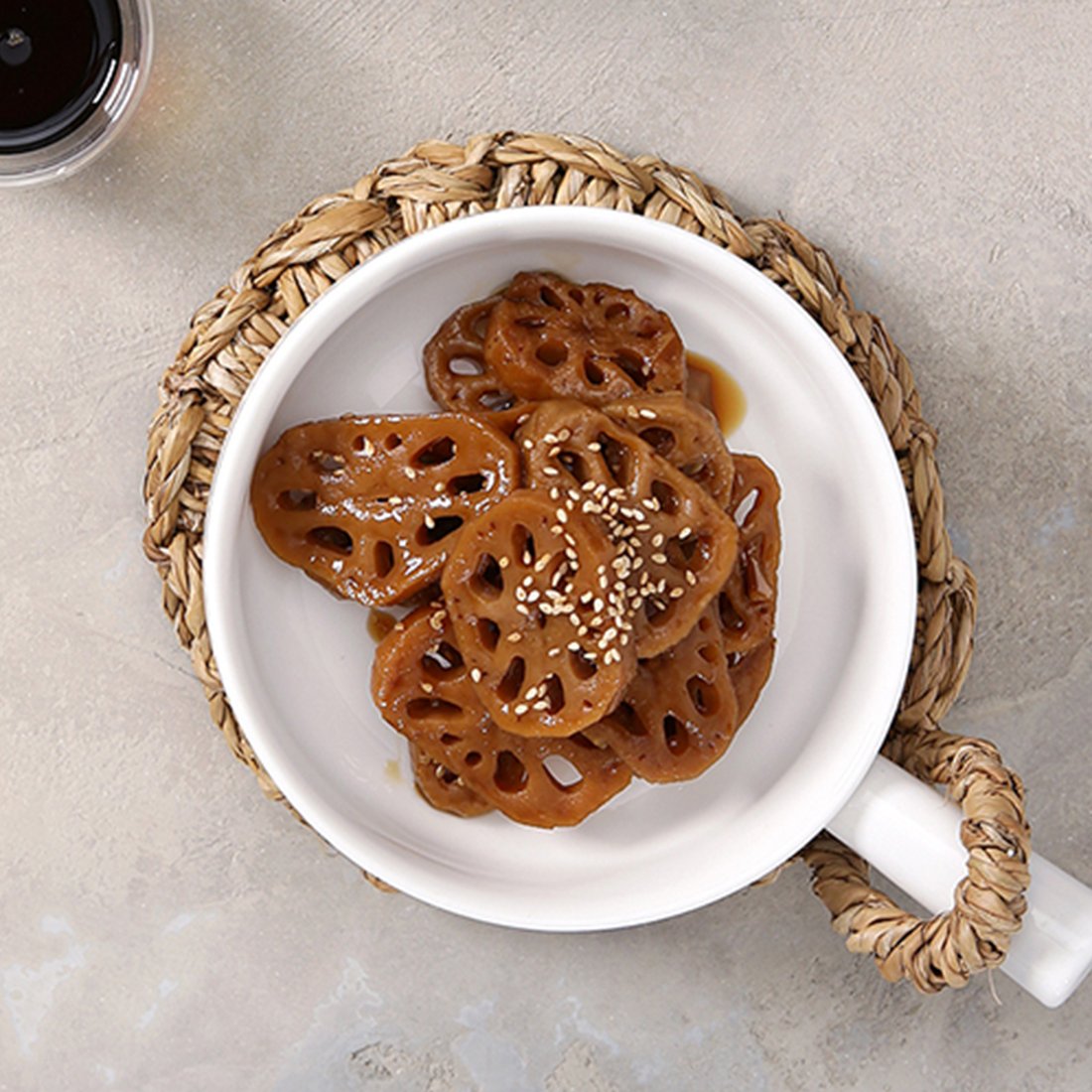 [Korean Side dish] Chan Chan Chan Hard-boiled Lotus Root 220g/찬찬찬 연근 조림 220g