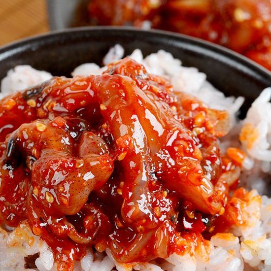SEASONED BABY SQUID, FERMENTED 꼴뚜기젓 300g