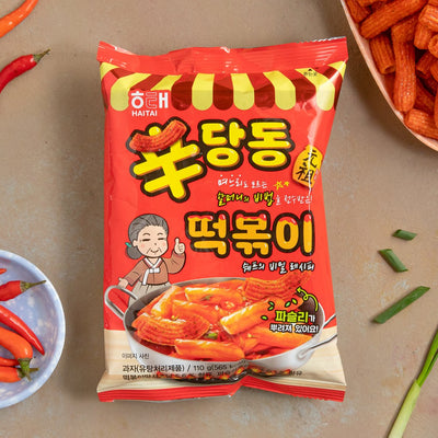 HaiTai Sindangdong Tteokbokki Snack 110g/해태 신당동 떡볶이 110g