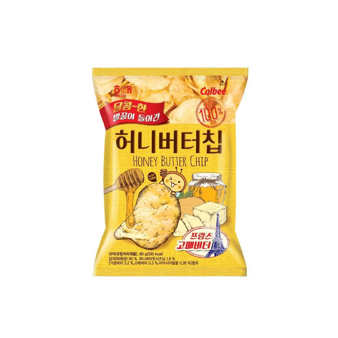 [Expiry Date: 2026.09.30] HAITAI Honey butter chip 60g/ 해태 허니버터칩 60G