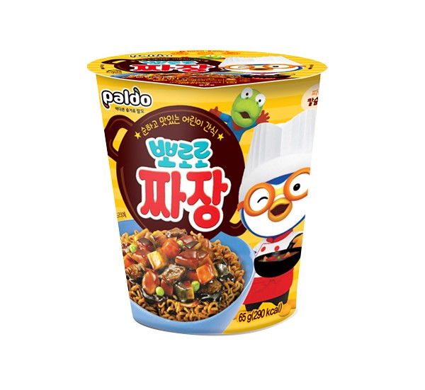 Paldo Pororo Jjajang Cup Mini 65g/팔도 뽀로로 짜장 미니컵 65g