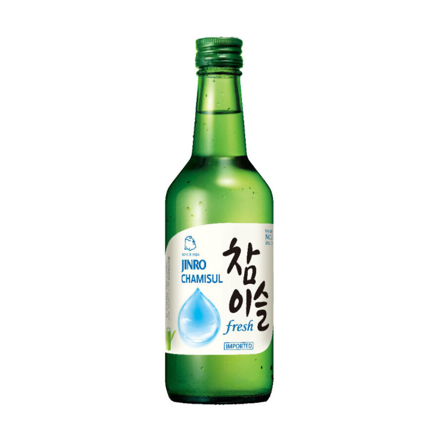 Jinro chamisul soju 360ml/ 진로 참이슬 360ml