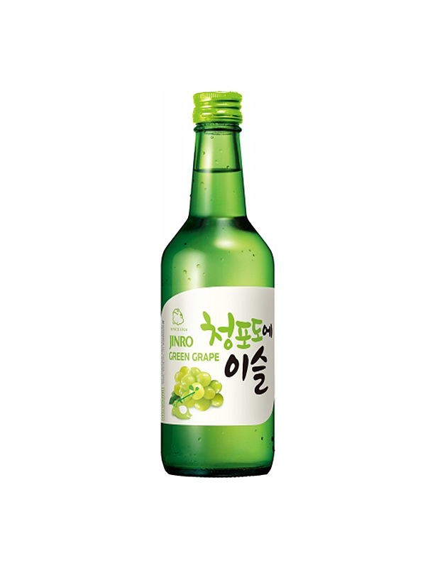 Jinro Green grape Soju 360ml / 진로 청포도 이슬 360ml