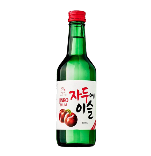 진로 매실소주 자두에 이슬 360ml